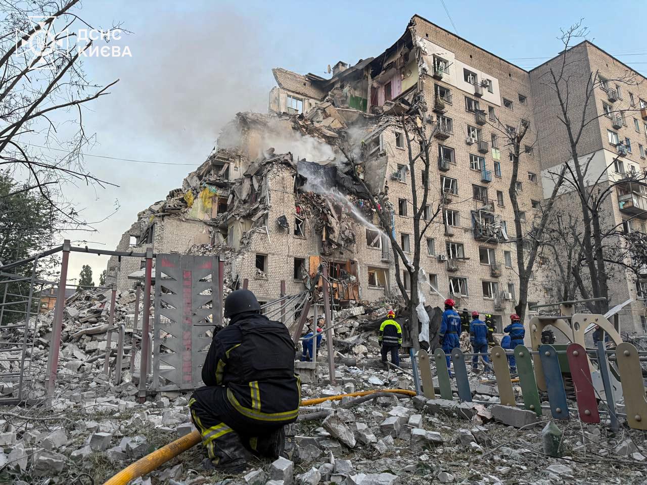 Mange dræbt under angreb i Kyiv