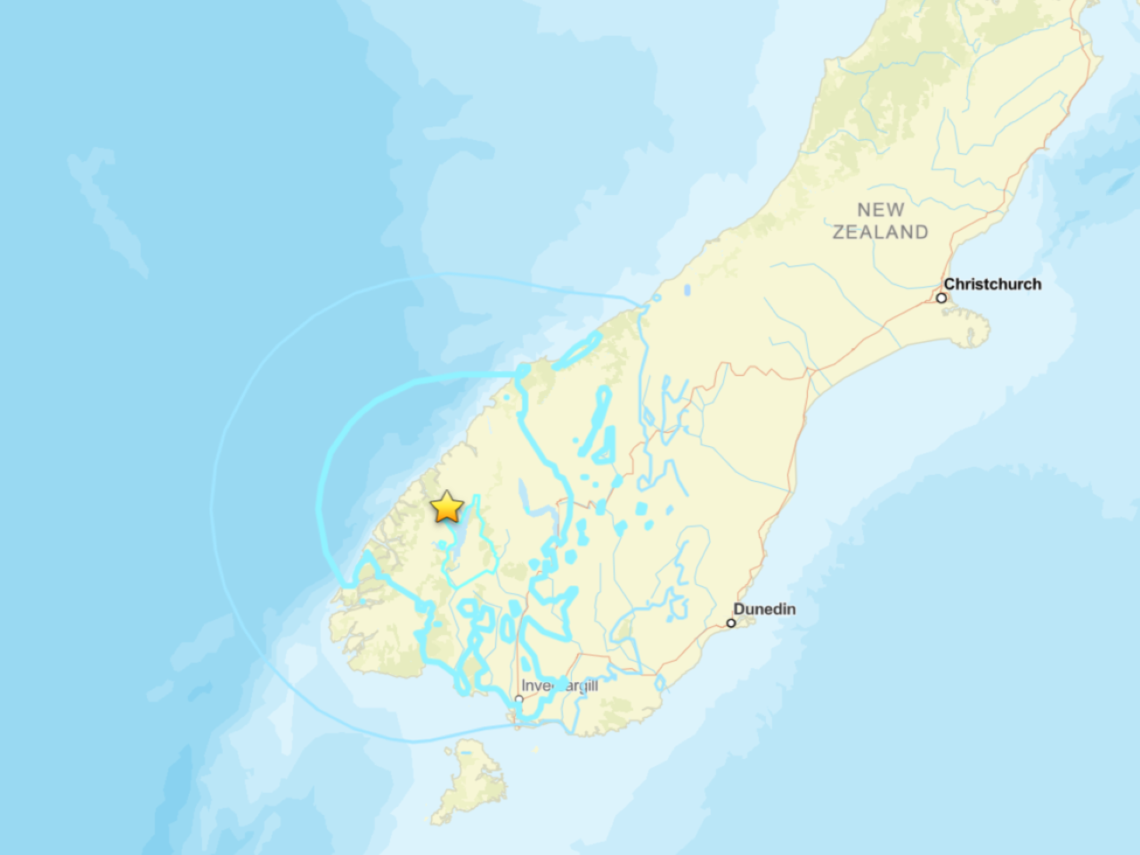 Jordskælv ramte New Zealand